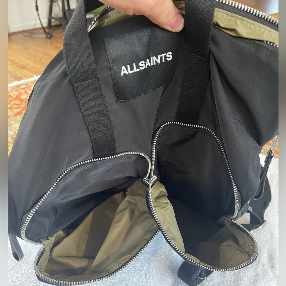 All Saints Black Travel Bag - Picture 14 of 16
